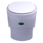 Separett SaniToa MAXI einfaches Einstreu-WC granit