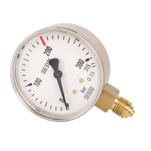 Inhaltsdruckmanometer neutral 0-315 bar 1/4" rechts 63 mm