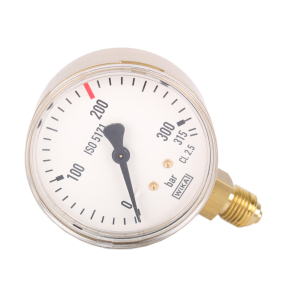 Inhaltsdruckmanometer neutral 0-315 bar 1/4 rechts 63 mm