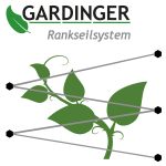 GARDINGER Rankseilsystem Rankhilfe verzinkt mit 6 Schrauben + 10 m Stahldraht verzinkt.