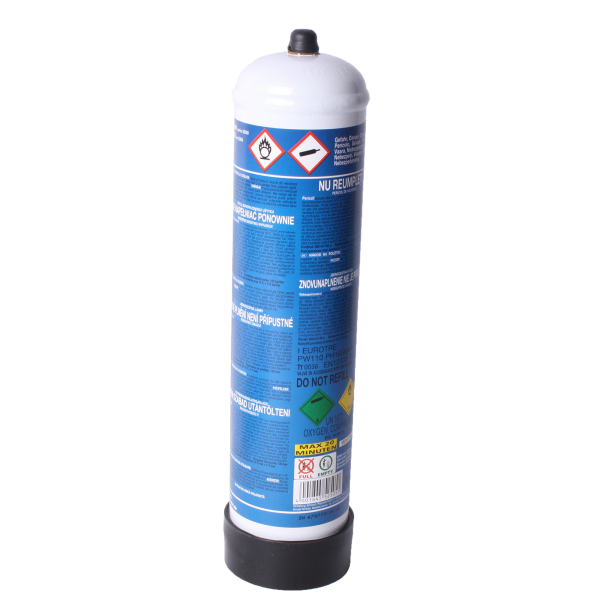 Sauerstoffflasche 1,8 Liter - Aluminium mit Druckminderer