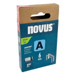 Tackerklammern Typ A 53 von novus 6 mm Stahl verzinkt 800...
