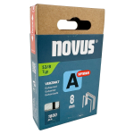 Tackerklammern Typ A 53 von novus 8 mm Stahl superhart verzinkt 1800 Stück