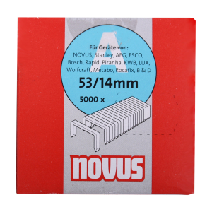 Tackerklammern Typ A 53 von novus 14 mm Stahl superhart verzinkt Großpackung 5000 Stk.