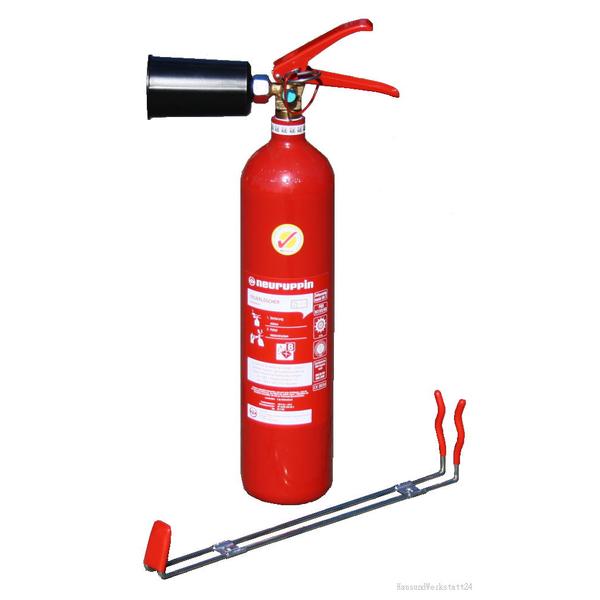 Feuerlöscher CO2 / Kohlendioxid 2 kg Neuruppin KS 2 BG Stahl, 69,49 €