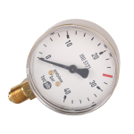 Inhaltsdruckmanometer Acetylen 0-18 / 40 bar 1/4" rechts 63 mm