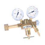 Flaschendruckminderer 10 bar Wasserstoff mit 2 Manometer...