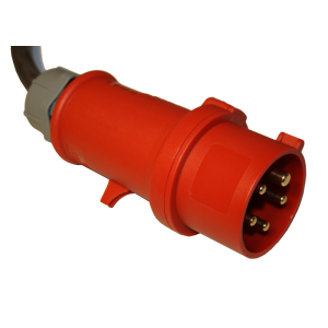 Adapterkabel 16 A Stecker (klein rot)  auf 32 A Dose (groß rot)