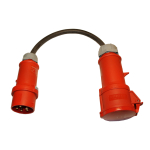 Adapterkabel CEE 16 A Stecker (klein rot)  auf 32 A Dose...
