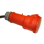 Adapterkabel CEE 16 A Stecker (klein rot)  auf 32 A Dose...