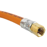 Propanschlauch 1,5 m HD M10 x 1 links und 3/8" links Gummi