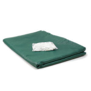 Sonnensegel Seilspannmarkise 4,2 x 1,4 m Uni grün