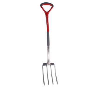 WolfGarten Grabegabel Edelstahl ergonomischer Griff.