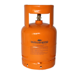 Leere orange befüllbare Gasflasche 3 kg Propan Butan...