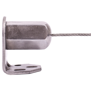 Montageset - Sonnensegel Seilspannmarkise, lange Winkel, Edelstahl