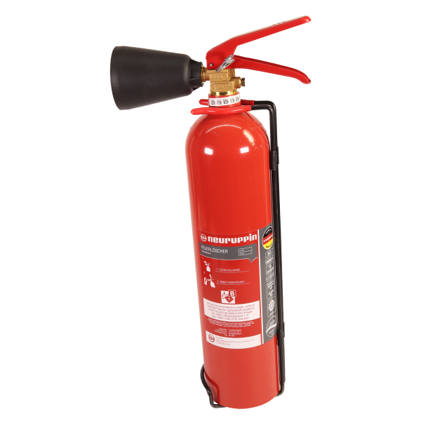 Brandschutzzeichen Feuerlöscher CO2 Kohlendioxid, Aluminium (0,5