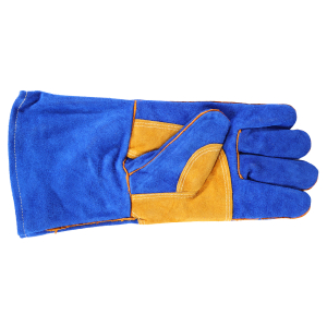 E-MAG Gr. M/9 Schweihandschuhe  WELDINGER  Blau Gold