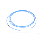 Teflonseele blau 1,5 x 4,0 x 3,30 m für MIG/MAG Schlauchpaket mit Messingspirale