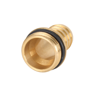 Schlauchtlle Vaterteil Messing mit Wulst und Dichtung 3/4(25mm) x 3/4 R