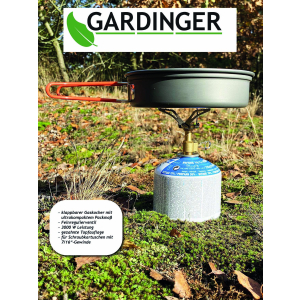 einflammiger Camping Kocher GK77 extrem klein fr Schraubkartuschen von GARDINGER