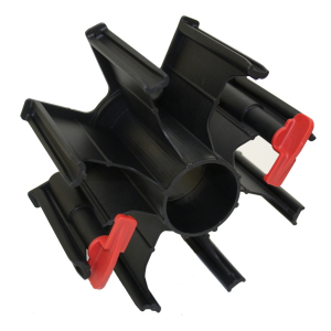 Adapter "Stern8" für Korbspulen K300 15 kg Profi Drahtspulenadapter