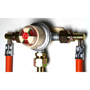 Propan Groflaschenanlage 2 x 33 kg 50 mbar 4kg/h Flaschen automatisch (Abb. hnlich)