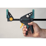 Wolfcraft Einhandzwinge EHZ Pro 150 mm Spannweite 100 mm Ausladung