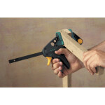 Abverkauf Wolfcraft Einhandzwinge EHZ Pro 900 mm Spannweite 100 mm Ausladung