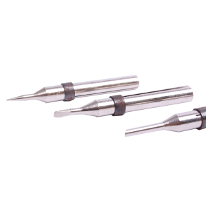 Ersatzltspitzen 3 Stck 6 mm fr Stannol Elektronik-Ltkolben 15W vernickelt, 1 abgeschrgte -,1 bleistiftfrmige-, 1 meielfrmige Spitze