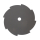 Motorsense-Sägeblatt Grasschneideblatt 8 Zähne, 255 x 25,4 x 1,4 mm