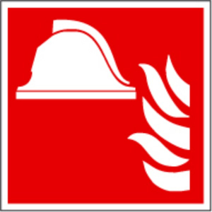 Hinweisschild Mittel und Geräte zur Brandbekämpfung ISO7010