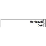 Hohlsaum für Rundprofil