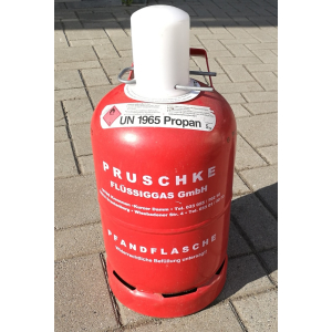 Füllung für 5 kg Propangasflasche rot Pruschke (nur Füllung! Abholpreis - Tauschflasche erforderlich)