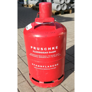 Füllung für 11 kg Propangasflasche rot Pruschke (nur Füllung! Abholpreis - Tauschflasche erforderlich)