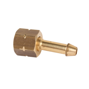 Schlauchanschluss M10 x 1 links berwurfmutter mit Schlauchtlle 4 mm und Zweiohrklemme 11-13