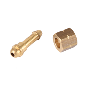 Schlauchanschluss M10 x 1 links berwurfmutter mit Schlauchtlle 4 mm und Zweiohrklemme 11-13