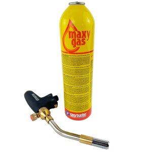 GA200P Piezo Pistolenbrenner + 1Fl.Maxy-Gas, 45,00 €