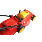 Wolf Elektromäher Abverkauf A340E 1400W, 34 cm Schnittbreite, 6-fach Höhenverstellbar, 35l Fangkorb
