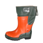 Schnittschutzstiefel Forest Jack Größen 41-47 grün/orange (Forststiefel Kl.3)