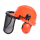Kopfschutz Forstkombination Orange Helm Gehörschutz