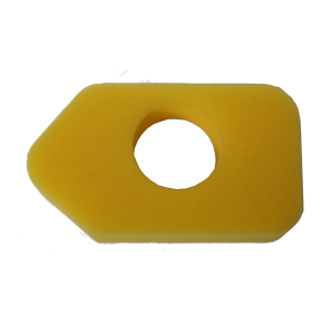 Luftfilter aus Schaumstoff fr Briggs & Stratton 698 369, Gr.130x72x32