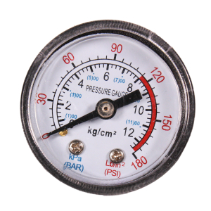 Ersatzmanometer für Druckluftkomponenten 1/8 rechts 40 mm Abgang nach Hinten