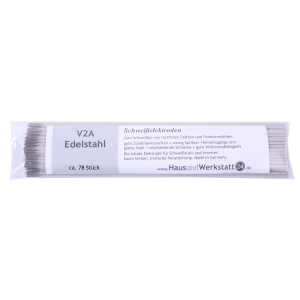 Schweißelektroden Edelstahl 308L V2A 1,6 mm rutilumhüllt  0,5kg  ca.78 Stück